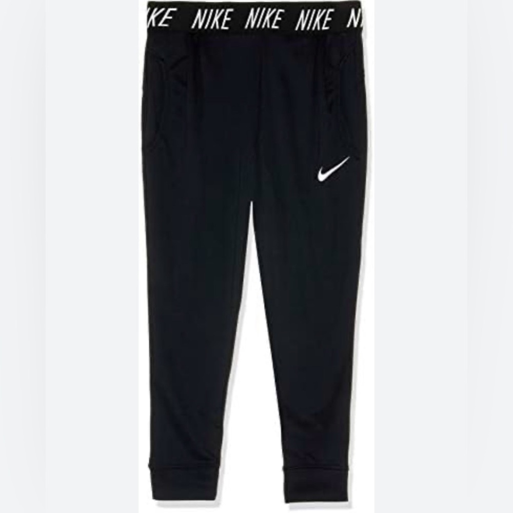 Nike girls DRI-FIT CORE Studio Black Pants, Size M